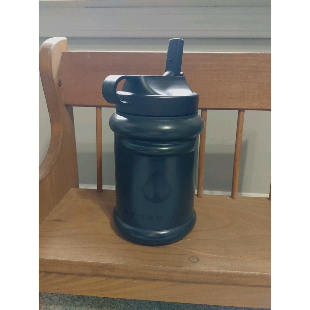 HydroJug 32oz Water Bottle – Black Print Reusable Hydration Jug Fitness